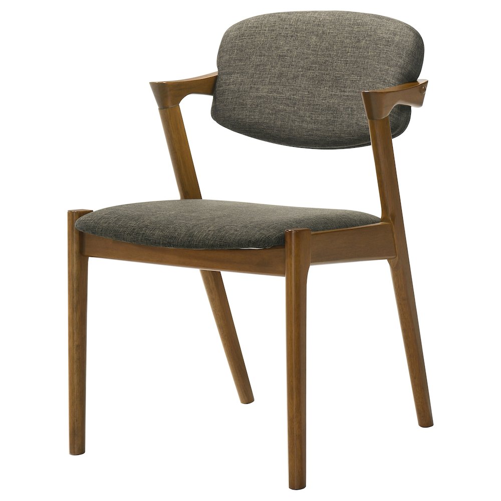 Farmhouse Dining Chairs – Wooden Kitchen Chairs Set of 2 with Padded Seat
