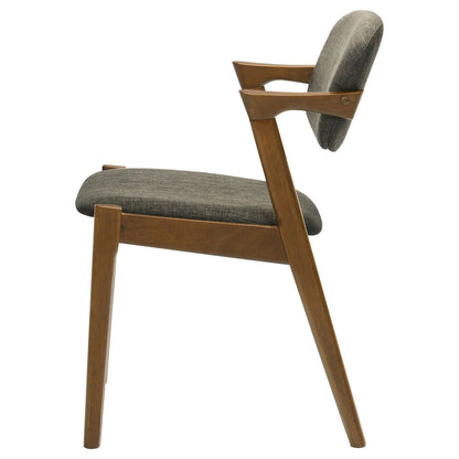 Farmhouse Dining Chairs – Wooden Kitchen Chairs Set of 2 with Padded Seat