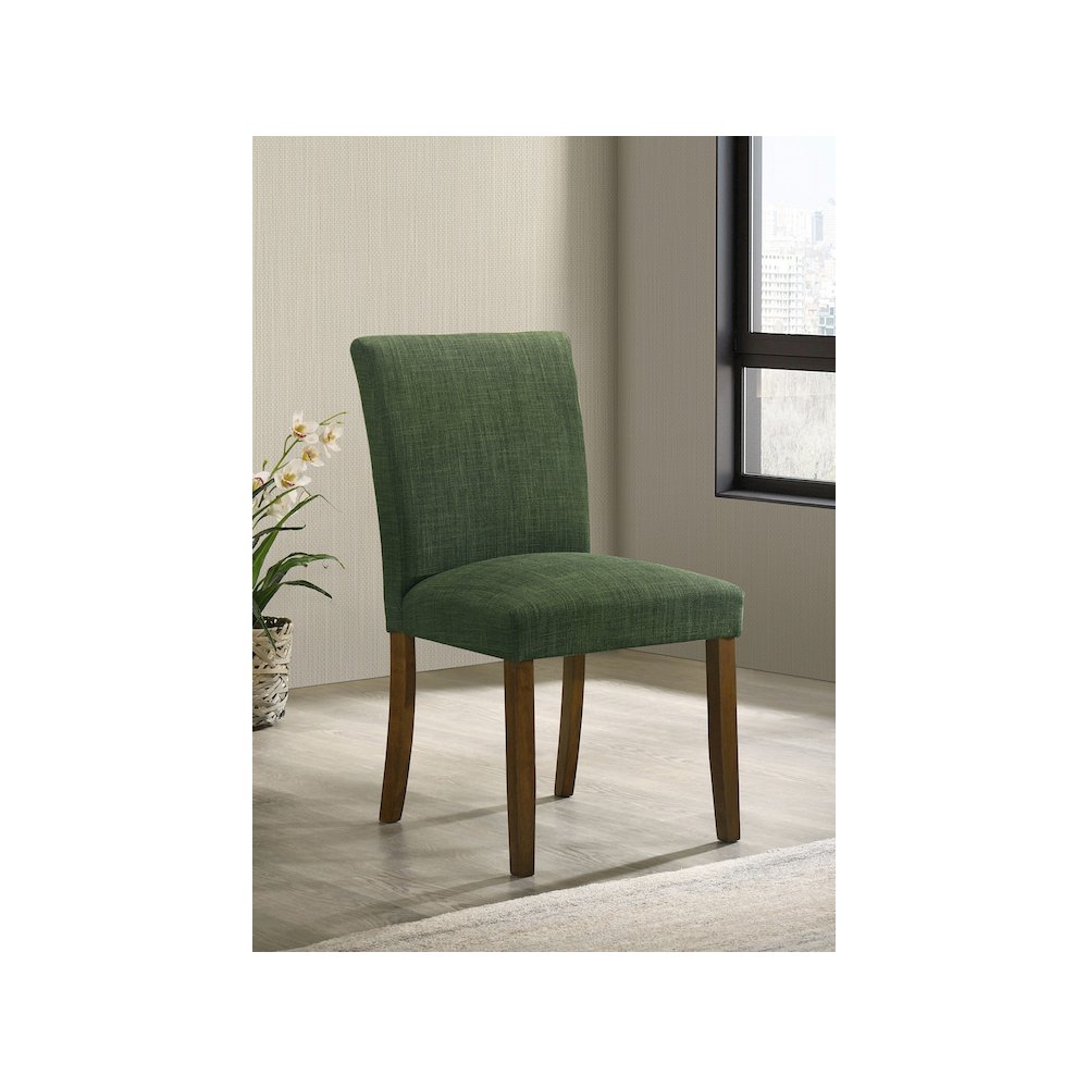 Cantley Upholstered Dining Side Chair Green (Set of 2)