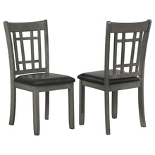 Elegant Gray Kitchen Chairs – Wooden Dining Chairs Set of 2