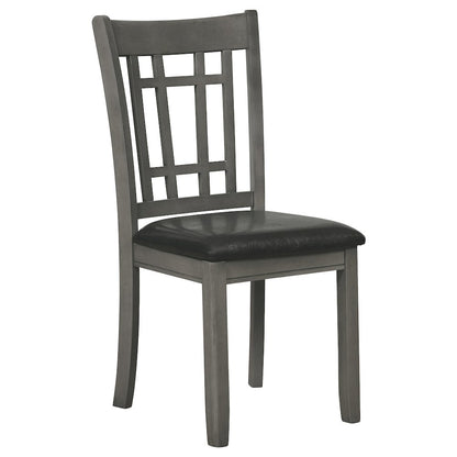 Elegant Gray Kitchen Chairs – Wooden Dining Chairs Set of 2