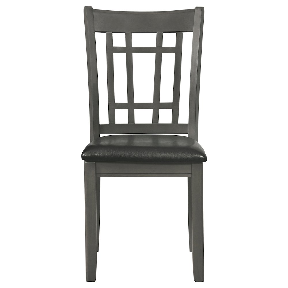 Elegant Gray Kitchen Chairs – Wooden Dining Chairs Set of 2