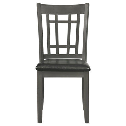 Elegant Gray Kitchen Chairs – Wooden Dining Chairs Set of 2