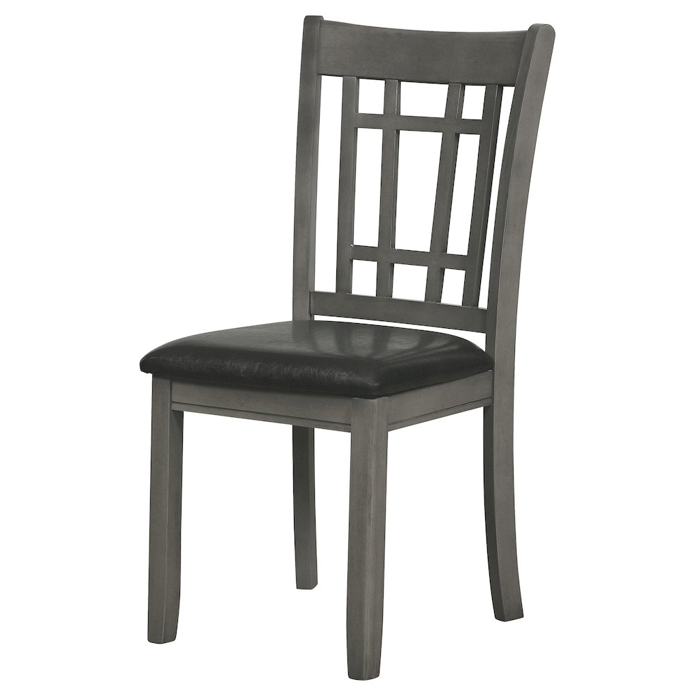 Elegant Gray Kitchen Chairs – Wooden Dining Chairs Set of 2