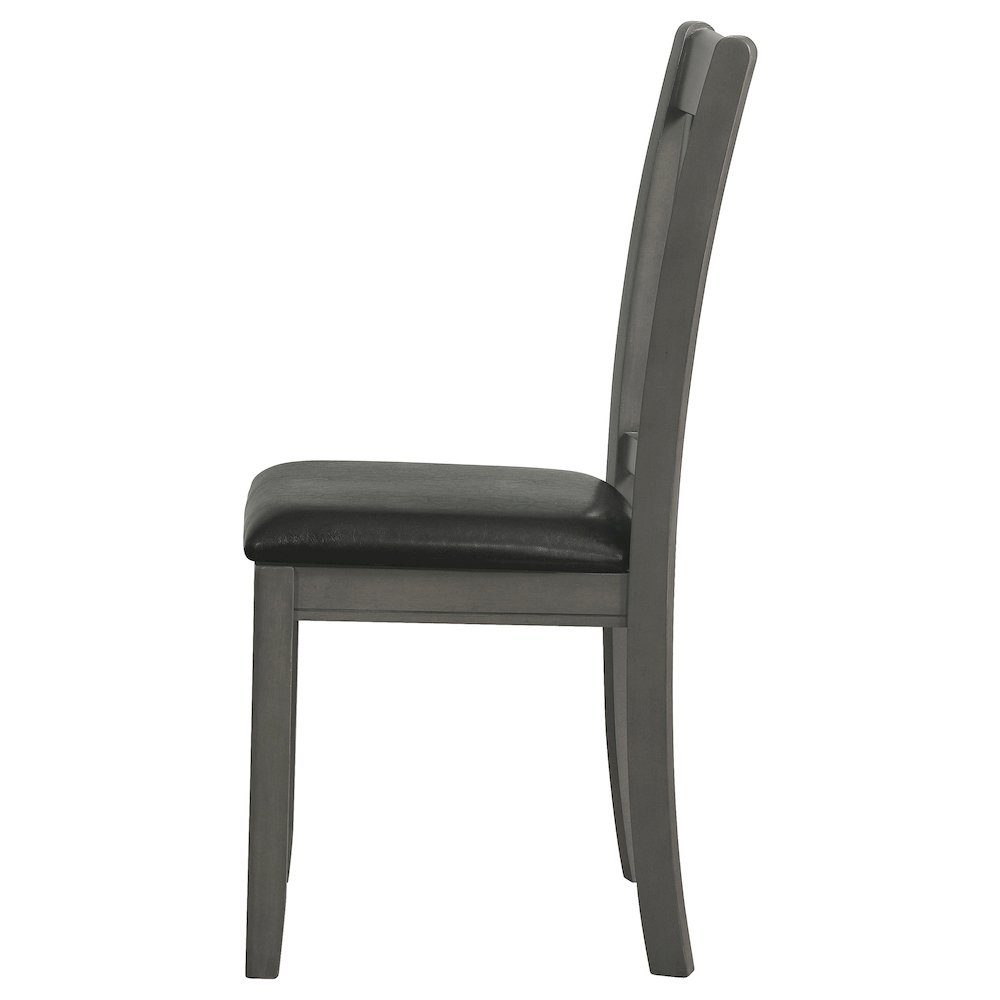 Elegant Gray Kitchen Chairs – Wooden Dining Chairs Set of 2