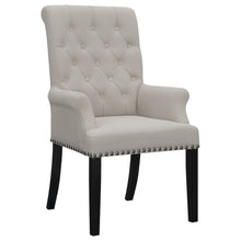 Elegant Upholstered Dining Chair – Parson Chair with Tufted Design