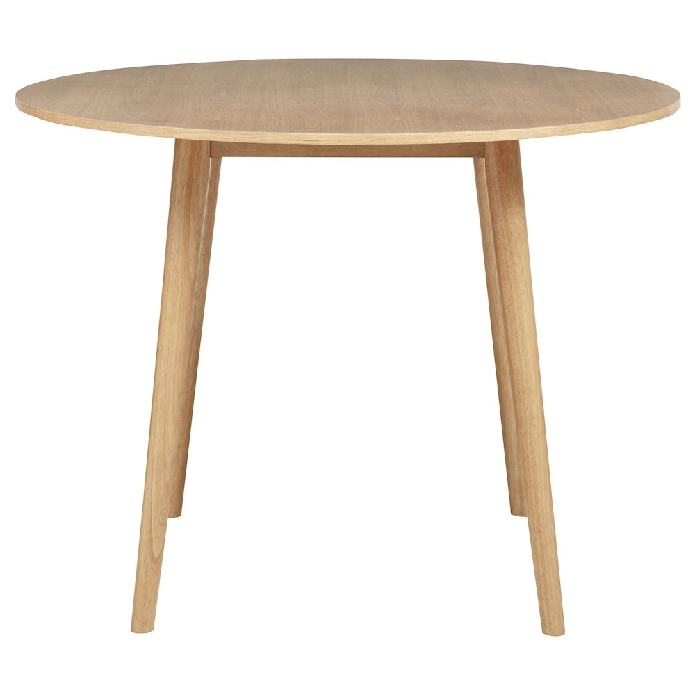 Andrews 5-piece Round Counter Dining Set Light Ash and White