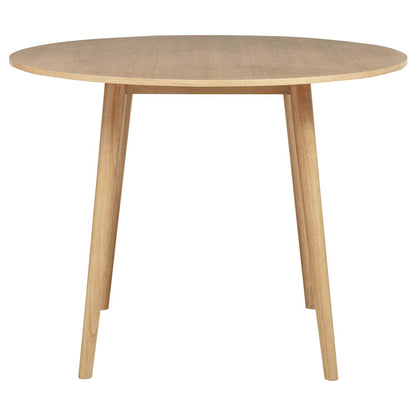 Andrews 5-piece Round Counter Dining Set Light Ash and White