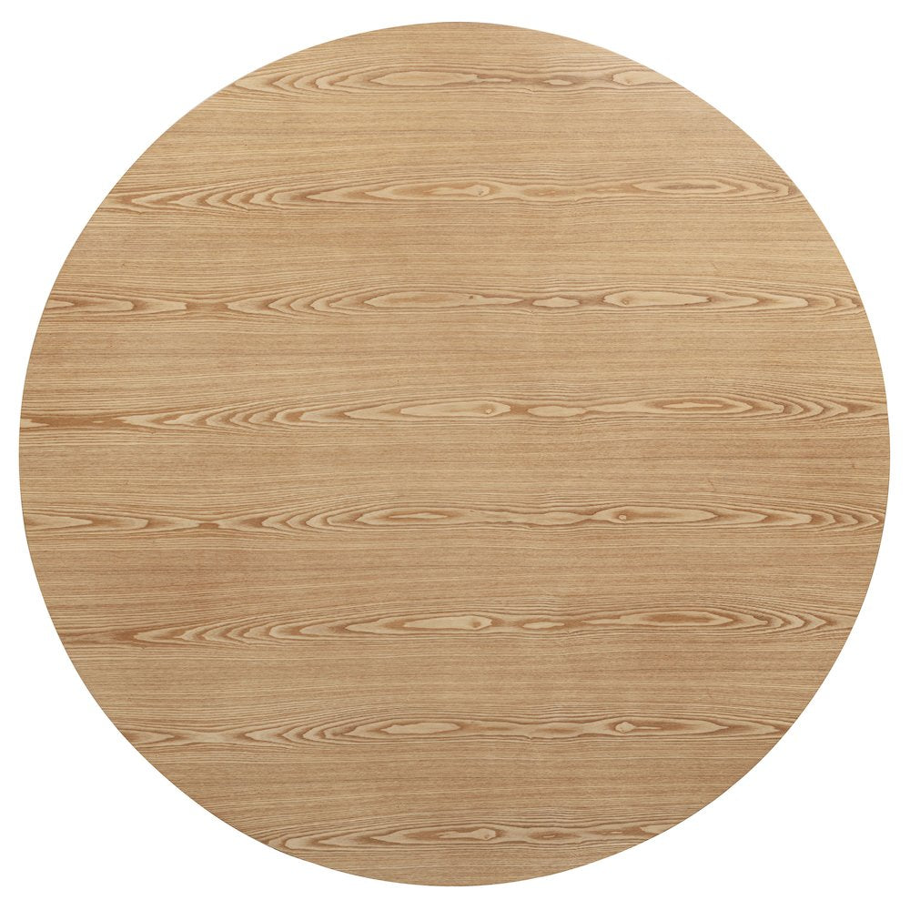 Andrews 5-piece Round Counter Dining Set Light Ash and White