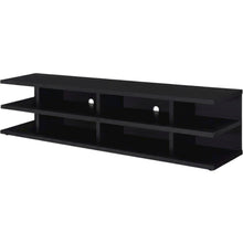 Black 78-Inch 2-Tier TV Stand Media Console with Contemporary Style