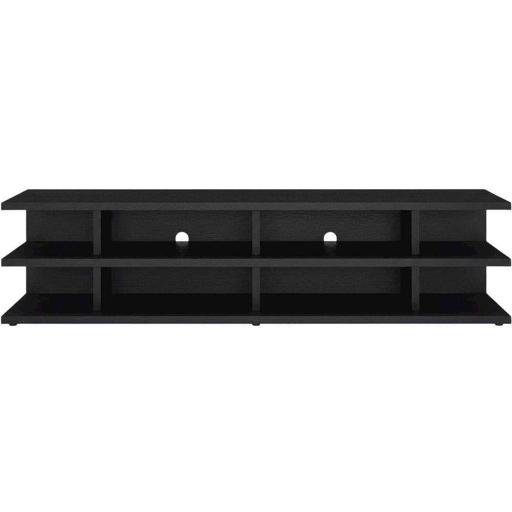 Black 78-Inch 2-Tier TV Stand Media Console with Contemporary Style