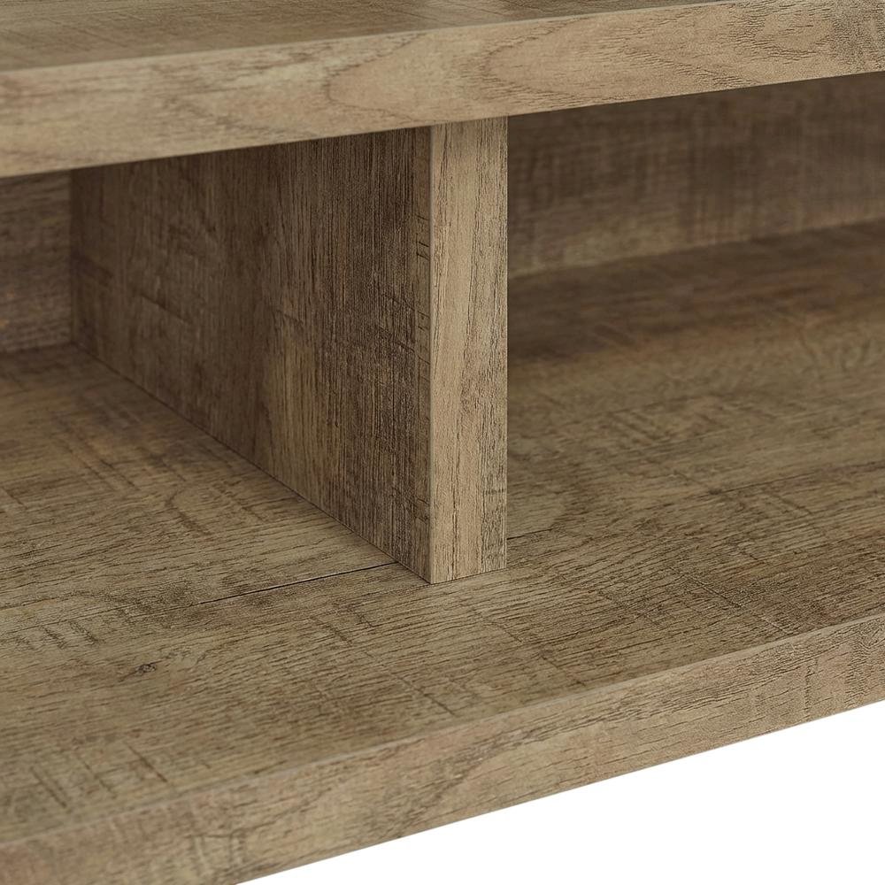 Green 78-Inch TV Stand, 2-Tier Storage, Farmhouse Design in Engineered Wood