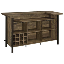 Rustic Wine Bar Cabinet – Stylish Wine Cabinet with Storage Shelves