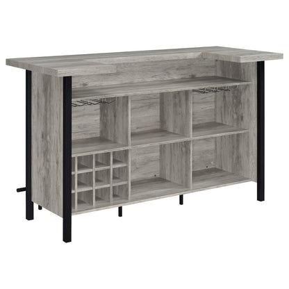 Elegant Wine Cabinet – Freestanding Kitchen Bar with Glass Storage