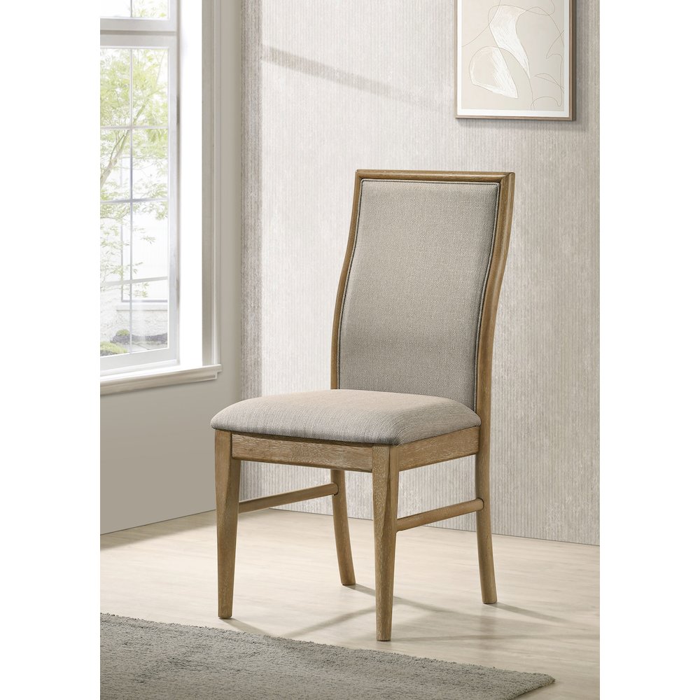Adina Upholstered Dining Side Chair Barley (Set of 2)