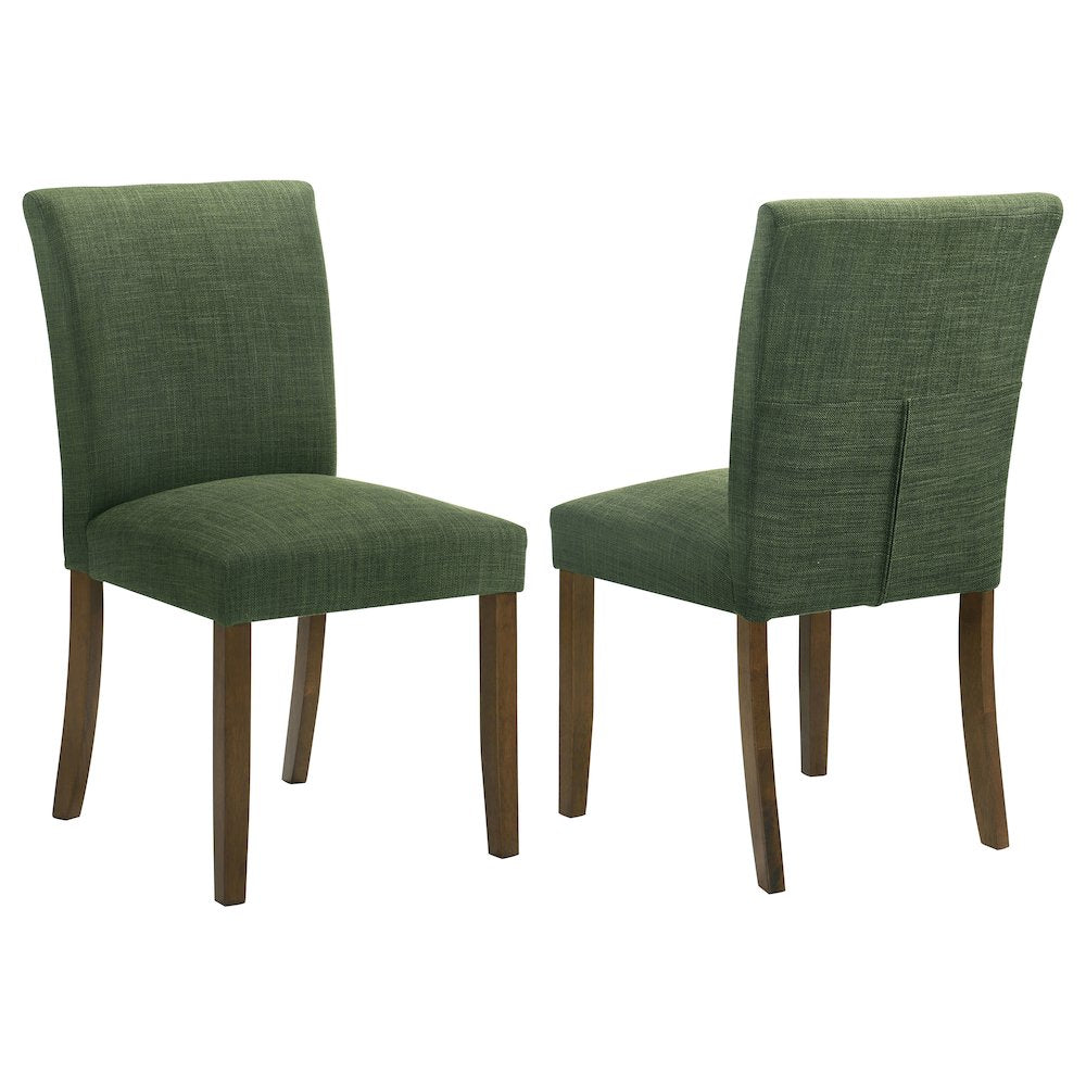 Cantley Upholstered Dining Side Chair Green (Set of 2)