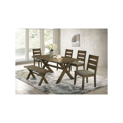 Alston 6-piece Rectangular Dining Table Set Knotty Nutmeg