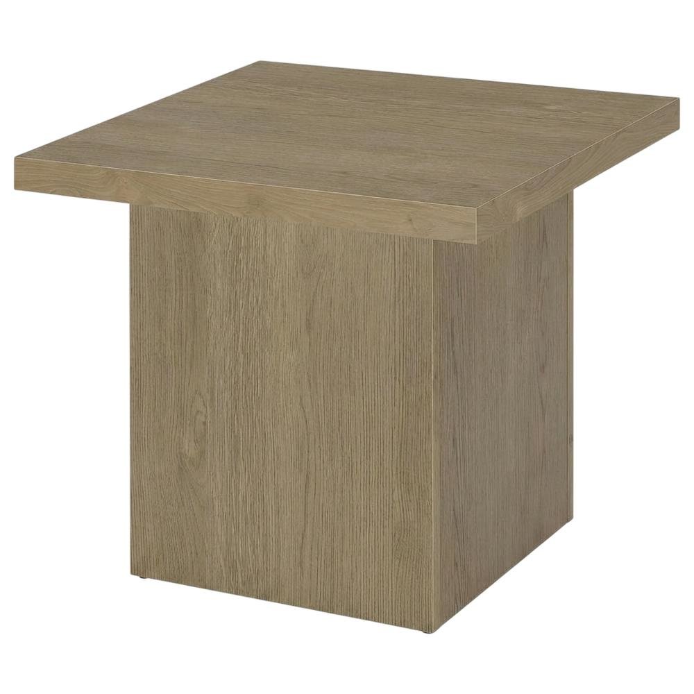 Latte, End Side Table, Square Shape, 100 lbs Weight Capacity