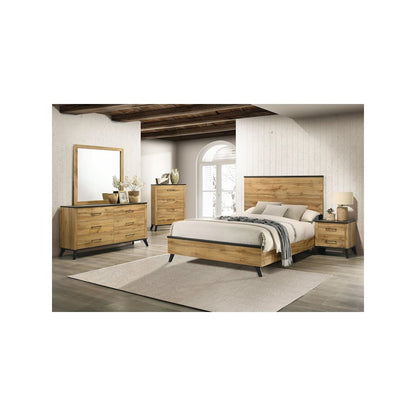 Kaywood 5-piece Eastern King Bedroom Set Natural Pine