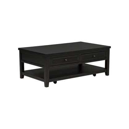 Concord 3-piece Coffee and End Table Set Distressed Java