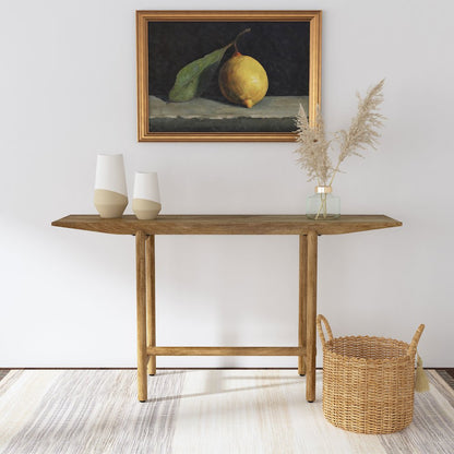 Darius Solid Wood Entryway Console Table Natural Mango