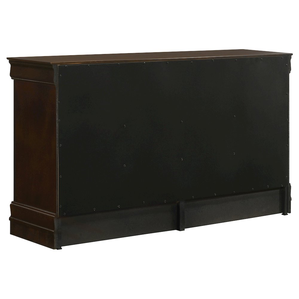 Louis Philippe 4-piece Full Bedroom Set Cappuccino