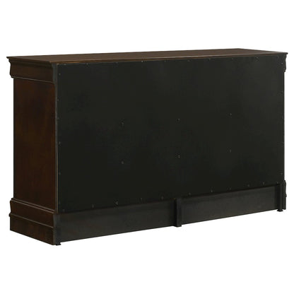 Louis Philippe 4-piece Full Bedroom Set Cappuccino