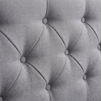 Gray Upholstered Twin Daybed With Trundle, Modern Classic Design