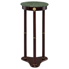 Marble Top Side Table, Green Side Table Round End Tables Living Room Accent