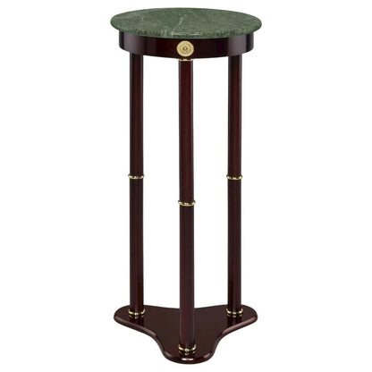 Marble Top Side Table, Green Side Table Round End Tables Living Room Accent