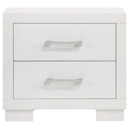 Jessica 2-drawer Nightstand Cream White