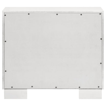Jessica 2-drawer Nightstand Cream White