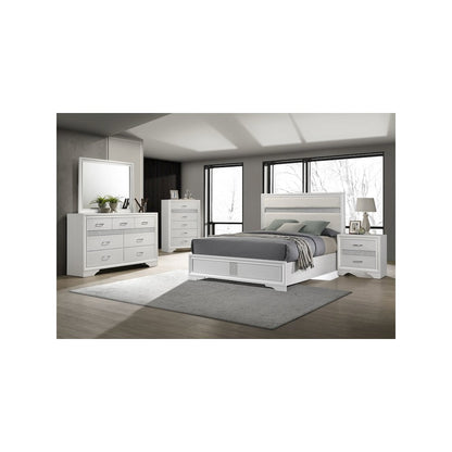 Miranda 5-piece California King Bedroom Set White