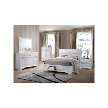 Miranda 2-drawer Nightstand White