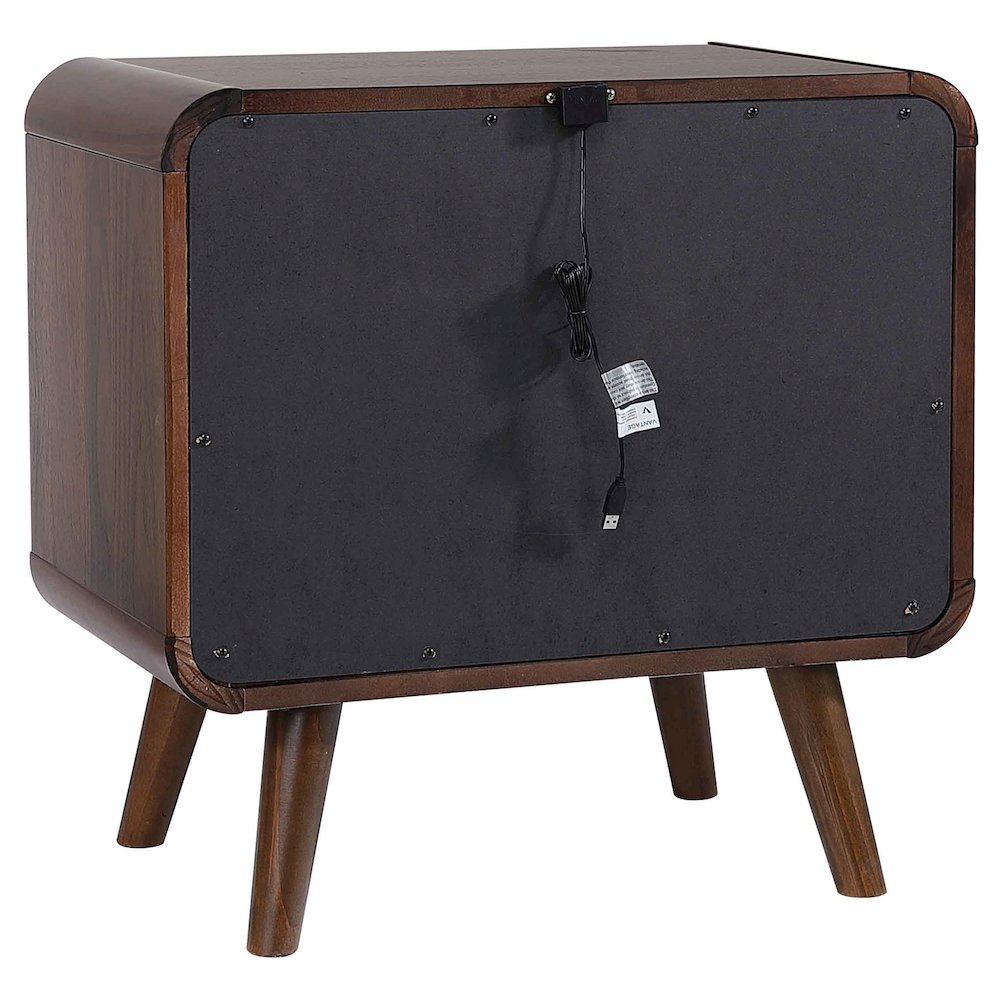 Contemporary Modern Nightstand – Stylish Bed Side Table with Storage