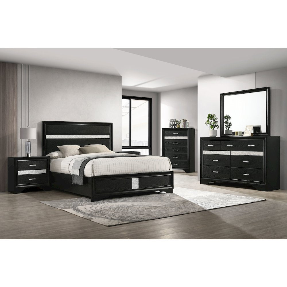 Miranda 5-piece Eastern King Bedroom Set White