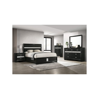 Miranda 4-piece Queen Bedroom Set Black