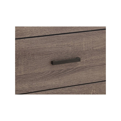 Brantford 6-drawer Dresser with Mirror Barrel Oak