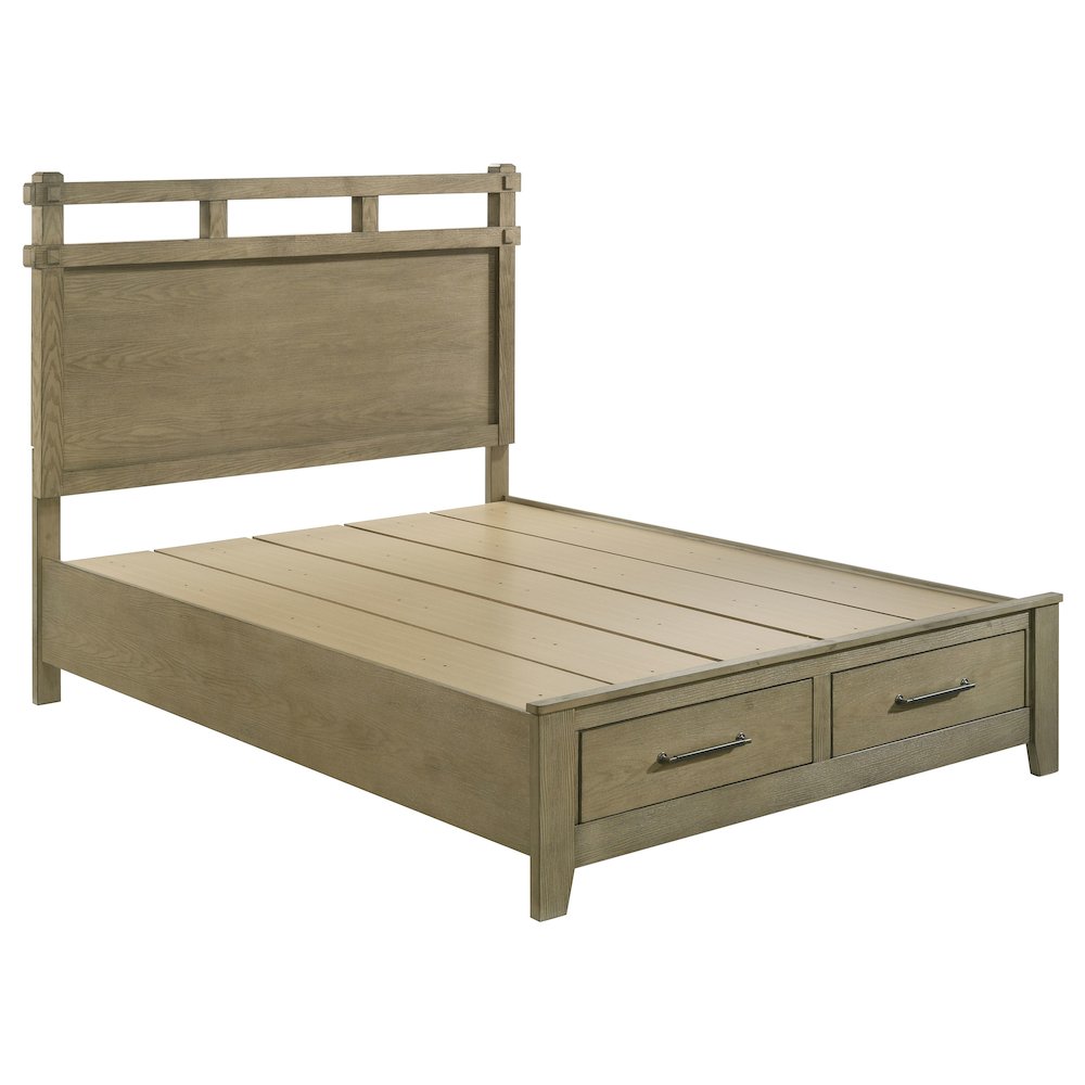 Hazlewood 4-piece Queen Bedroom Set Vineyard Oak