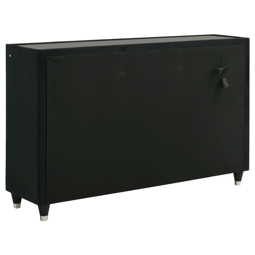 Lorient 4-piece Eastern King Bedroom Set Black