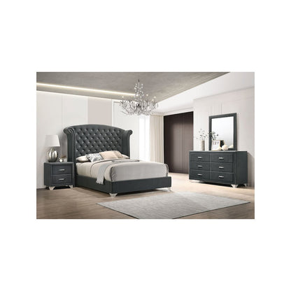 Melody 4-piece Queen Bedroom Set Grey