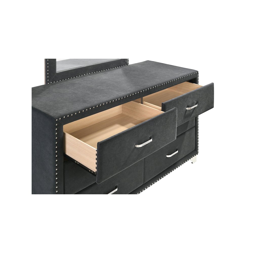 Melody 4-piece Queen Bedroom Set Grey