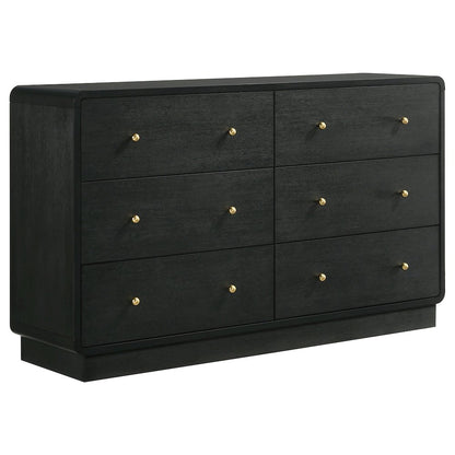 Cavelle 4-piece Eastern King Bedroom Set Black