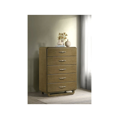 Amsbury 5-drawer Chest of Drawers Nutmeg