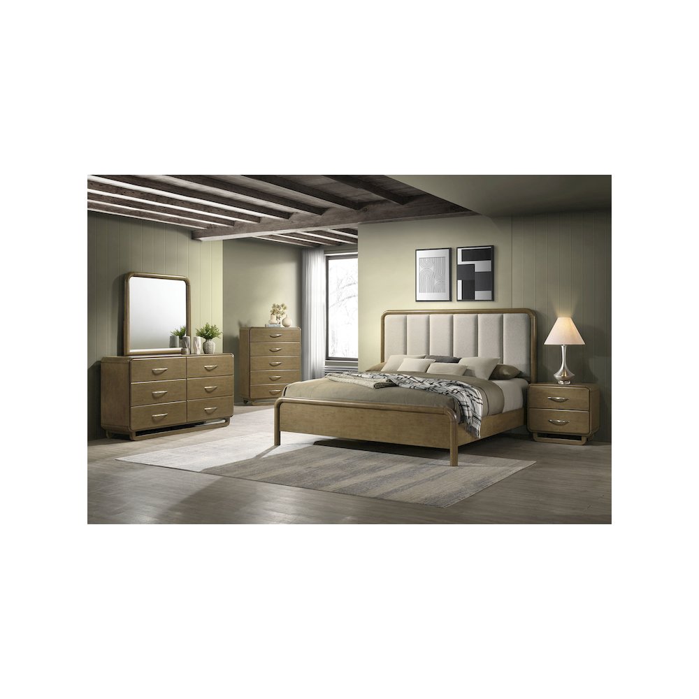 Amsbury 5-drawer Chest of Drawers Nutmeg