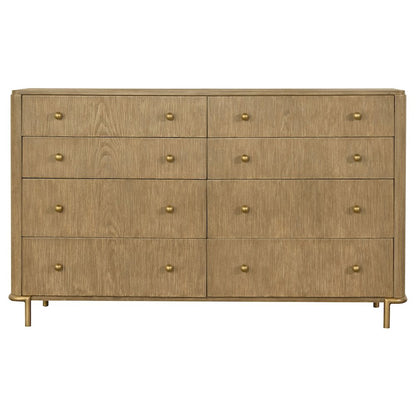 Arini 4-piece Eastern King Bedroom Set Cream and Sand Wash