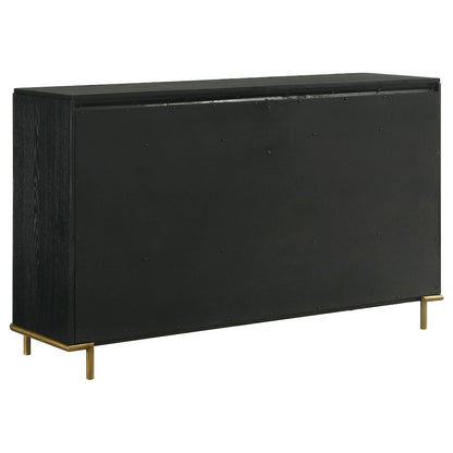 Arini 4-piece Queen Bedroom Set Cream and Black