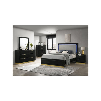 Caraway 5-piece California King Bedroom Set Black