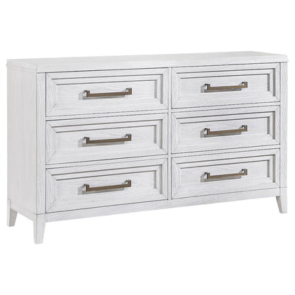 Marielle 5-piece Queen Bedroom Set Distressed White