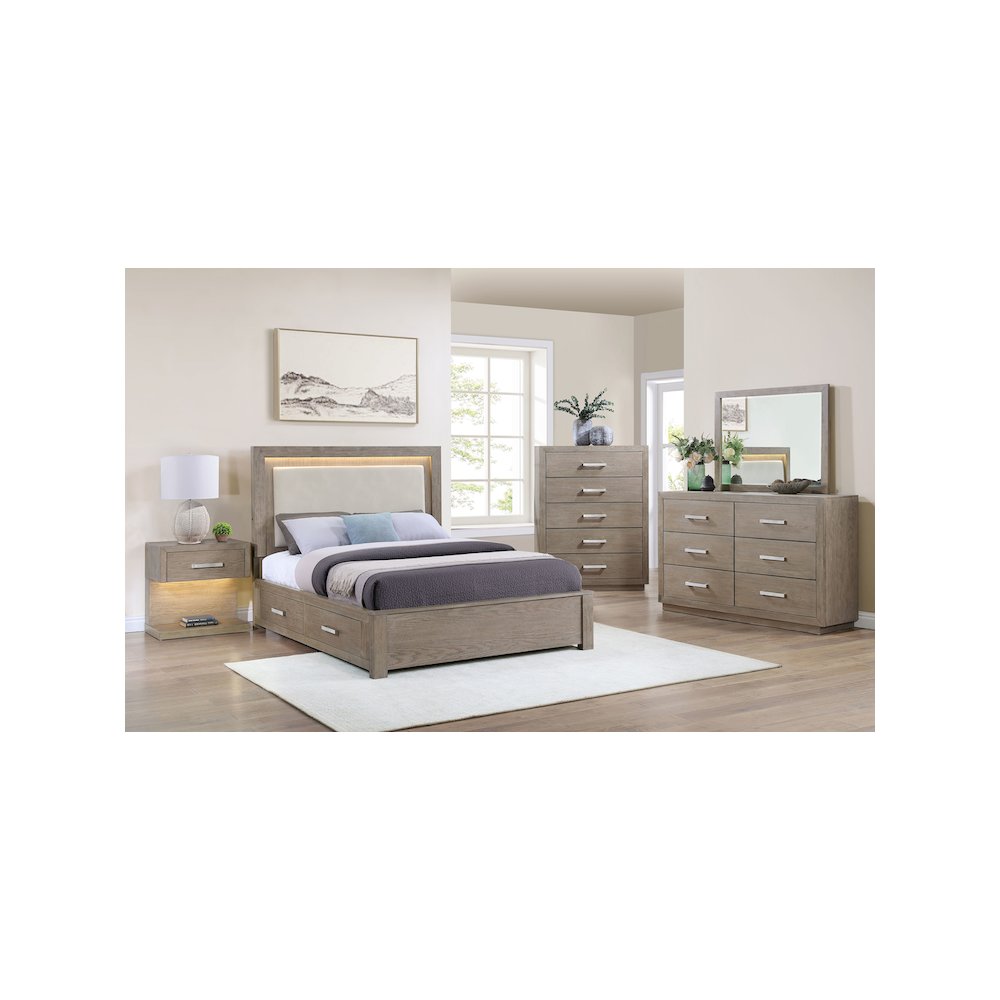 Kenora 5-piece California King Bedroom Set Barley Brown